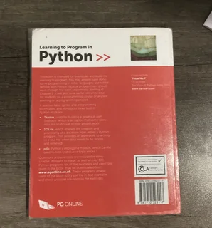Learning to program in python book R200