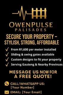Palasade fencing and gates