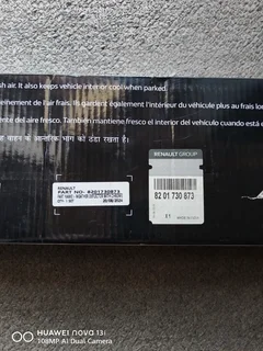 Window deflector set for Renault Kwid Dynamic