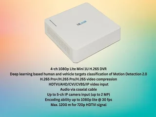 HiLook 4 Channel CCTV Kit 4 Cameras, DVR, ZATECH Cables &amp; Junction Boxes