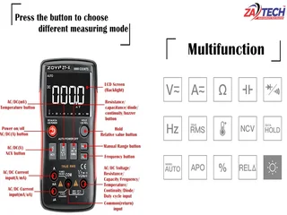 ZOYI Zt-X Digital Multimeter