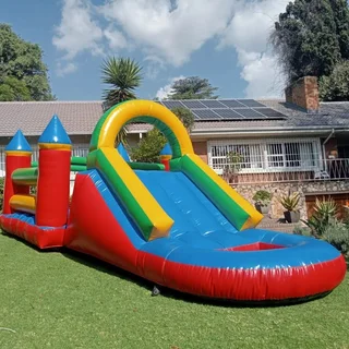 Jumping castle and waterslide for sale
