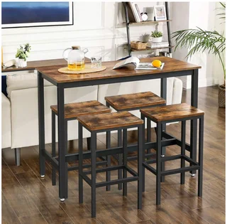 Bar table and Stools dining set