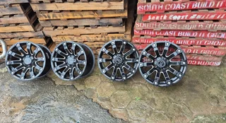 Black Rhino Rims- Set Of 4- Good Condition