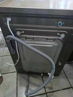 Immaculate metallic LG direct drive washer and dryer with delivery