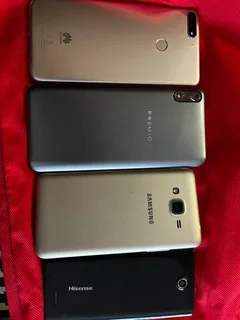 4 Used Phones Bundle – Huawei / Samsung / Hisense / Premio