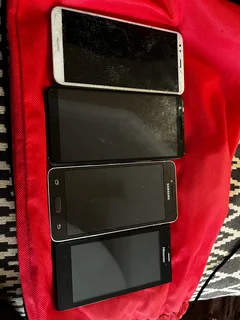 4 Used Phones Bundle – Huawei / Samsung / Hisense / Premio