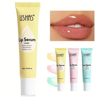 Set of 3 - Ushas Moisturizing Sheer Lip serum Lip Gloss