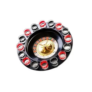 Adult 16 Alcohol Shot Glass Roulette Drinking Board Game Set