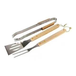3-Piece Braai Tool Set with Glove
