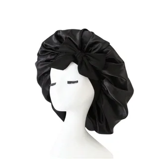 Jumbo Satin Bonnet with Bow - 6 Pack