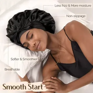 Jumbo Satin Bonnet with Bow - 6 Pack