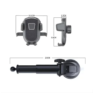 Universal Adjustable Car Phone Holder Mount - Dashboard &amp; Windshield