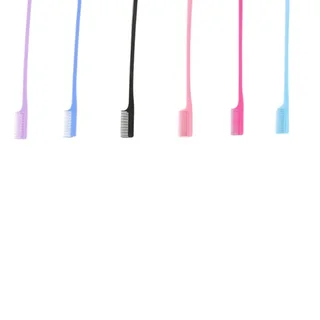 Edge Brush Set - 6-Pack Dual-Sided Hair Edge Control Brushes for Baby Hairs