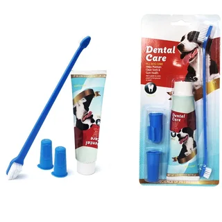 2 x Dog Dental Care Kit Dog Cat Pet Toothpaste Toothbrush