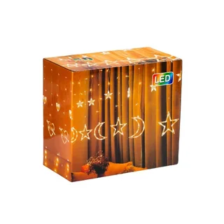 LED Decorative Lights Combo Pack 210 LED Lights with 6 Medium &amp; 6 Big stars
