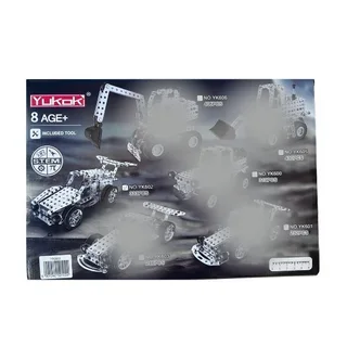 Yukok Lunar Exploration Series 3D Metal Model - Race Car