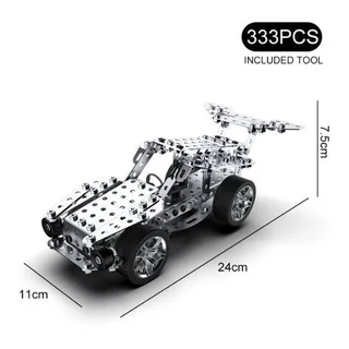 Yukok Lunar Exploration Series 3D Metal Model - Race Car