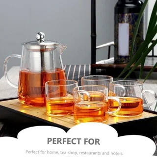Glass Teapot with Stainless Steel Infuser - 550ml