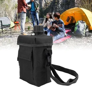 Multi Fuctional PVC Flat Camping Water Bottle