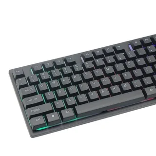 KR-6300 Wired Suspension Cap RGB Backlight Gaming Keyboard
