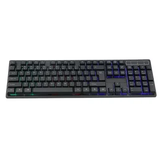 KR-6300 Wired Suspension Cap RGB Backlight Gaming Keyboard