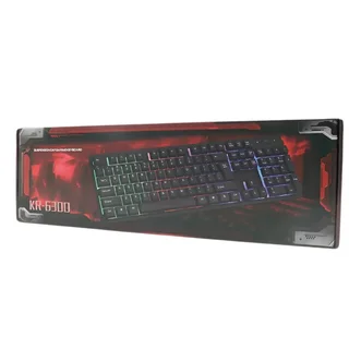 KR-6300 Wired Suspension Cap RGB Backlight Gaming Keyboard