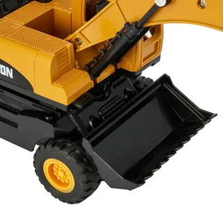 Construction Toy Truck Set with Excavator, Dump Truck and Rocks - Educational