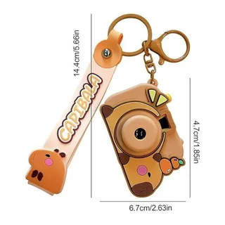 Capybara Camera - Key Ring Projector - Keychain Key Ring Bag Pendant
