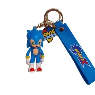 Supersonic Keychain - Cartoon Characters Action Figure Car Key Chain - Blue