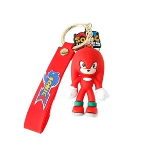 Supersonic Keychain - Cartoon Characters Action Figure Car Key Chain - Red