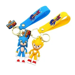 Supersonic Keychain - Cartoon Characters Action Figure Car Key Chain - Yellow