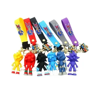 Supersonic Keychain - Cartoon Characters Action Figure Car Key Chain - Yellow