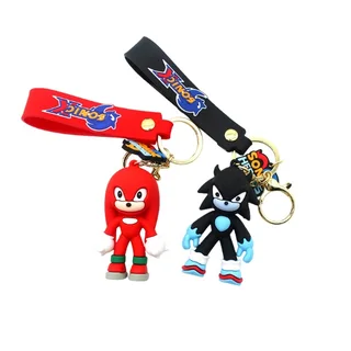 Supersonic Keychain - Cartoon Characters Action Figure Car Key Chain - Black