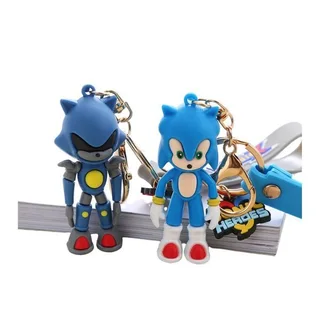 Supersonic Keychain - Cartoon Characters Action Figure Car Key Chain - Grey