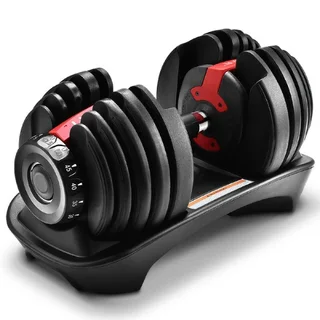Adjustable Dumbbell - 24kg - Black
