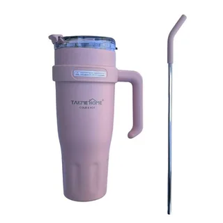 TAKMEHOME 40oz Stainless Steel Vacuum Mug - Pink