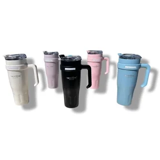 TAKMEHOME 40oz Stainless Steel Vacuum Mug - White