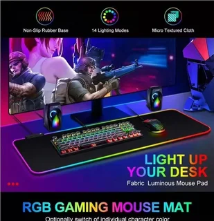 Anti-Slip Illuminated LED RGB Gaming Mousepad