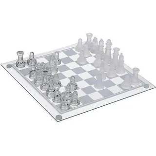 Medium 32 Pieces Of Glass Chess Set GCS01