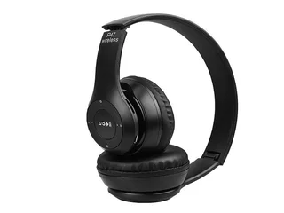 P47 On-Ear Wireless Bluetooth Portable Headphones - Black