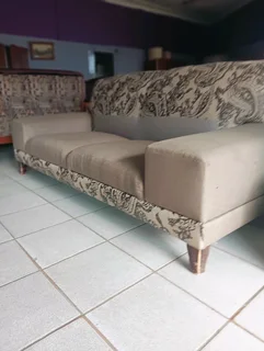 3 seater  cotton fabric  couche