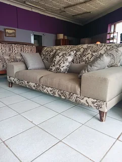 3 seater  cotton fabric  couche