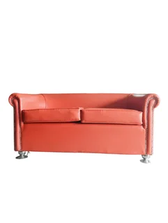 Two seater leather couches