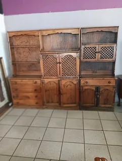 Solid wood bar room divider 3 PCs