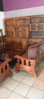 Solid wood bar room divider 3 PCs