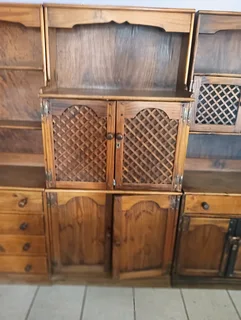 Solid wood bar room divider 3 PCs