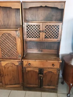 Solid wood bar room divider 3 PCs