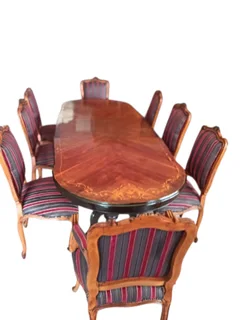 St Louis victorian dinning room suite 8 seater extendable table
