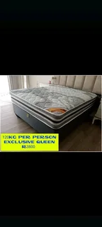120kg per person Exclusive Gueen Size bed